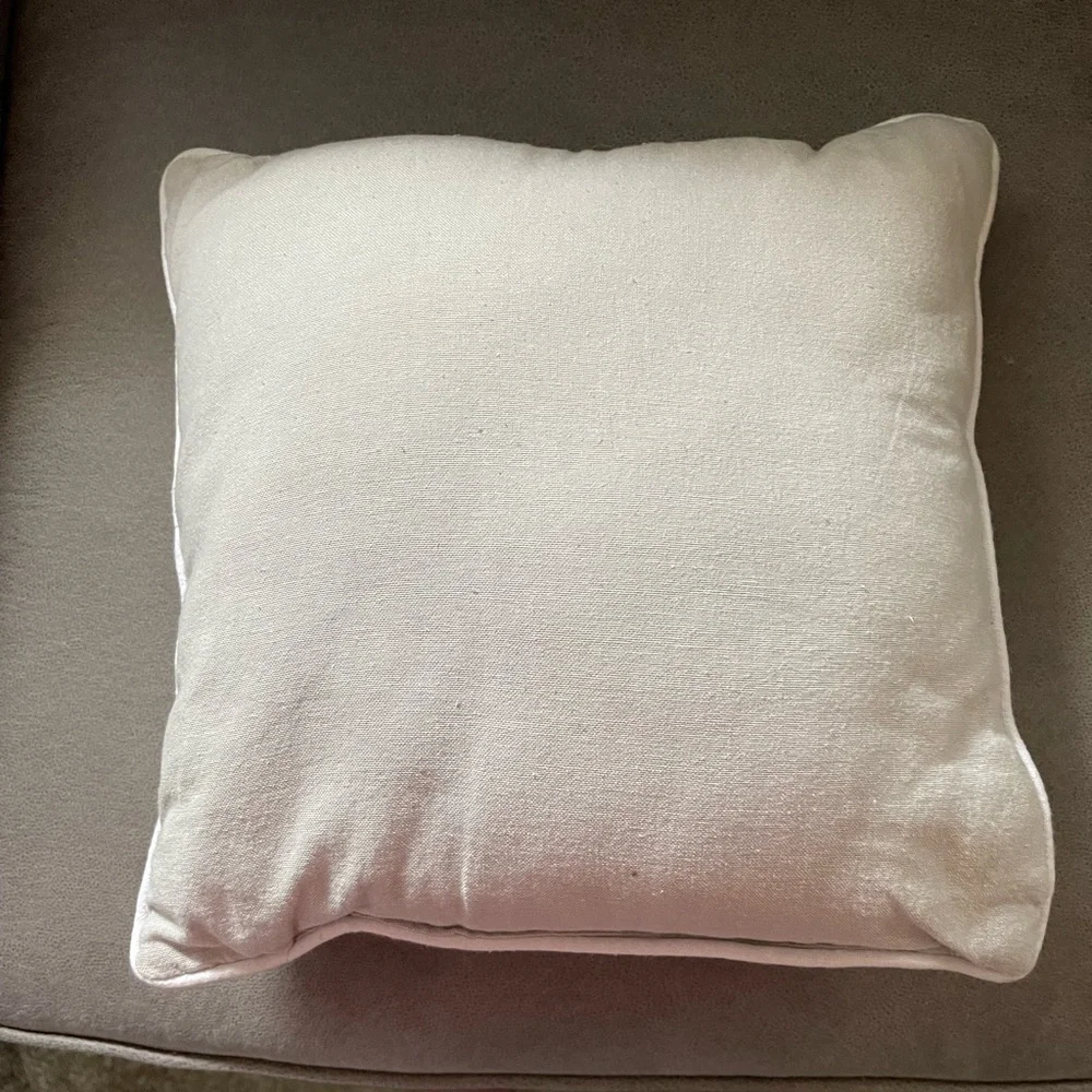 His & Hers Grey and White Accent Pillows